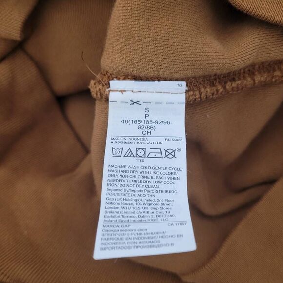 Yeezy Gap Double Layered Perfect Hoodie Sz S Brown2 Hooded Sweatshirt Oversized - Picture 4 of 8